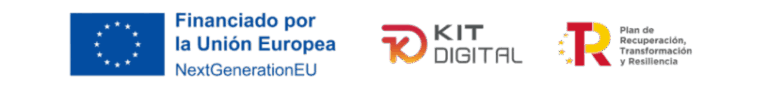logos del kit digital y la Unión Europea