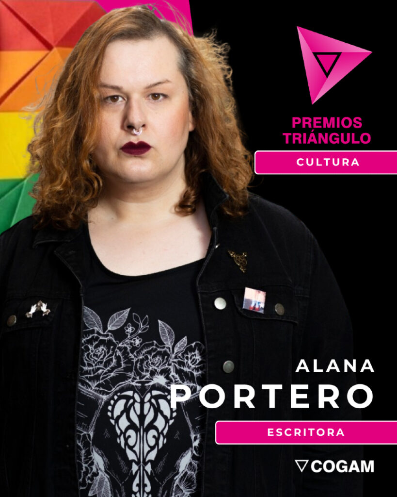 cartel-premio-triangulo-de-cogam-para-alana-portero-escritora